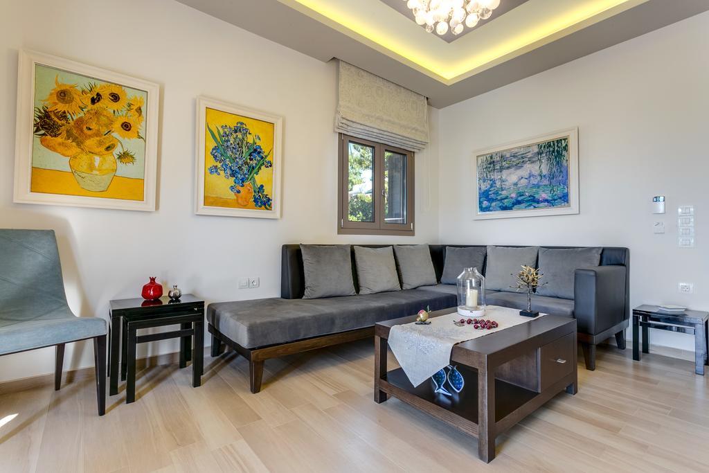Superior Villa Marina Mare Sauna Hammam Nea Kydonia  Экстерьер фото