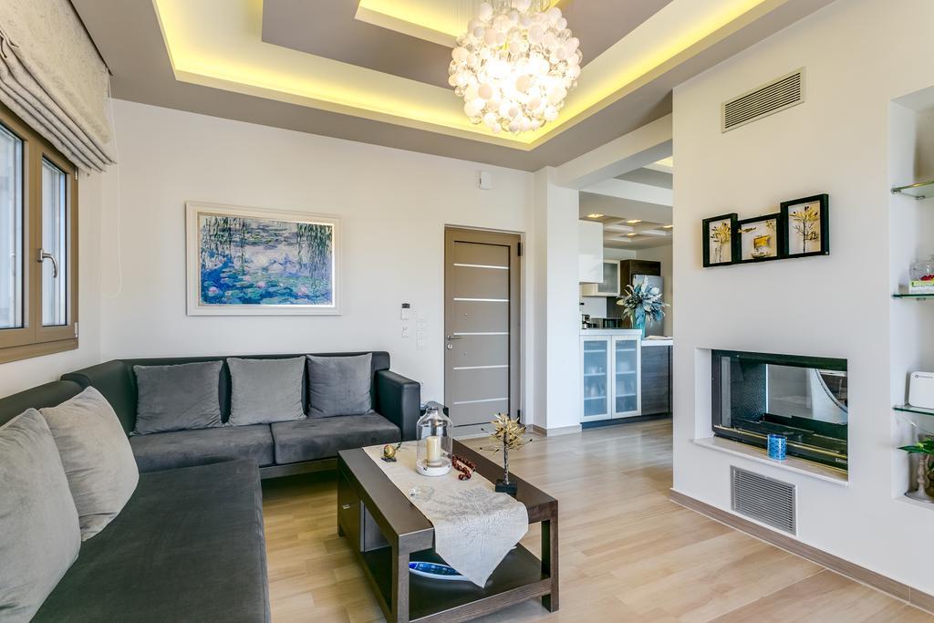 Superior Villa Marina Mare Sauna Hammam Nea Kydonia  Экстерьер фото
