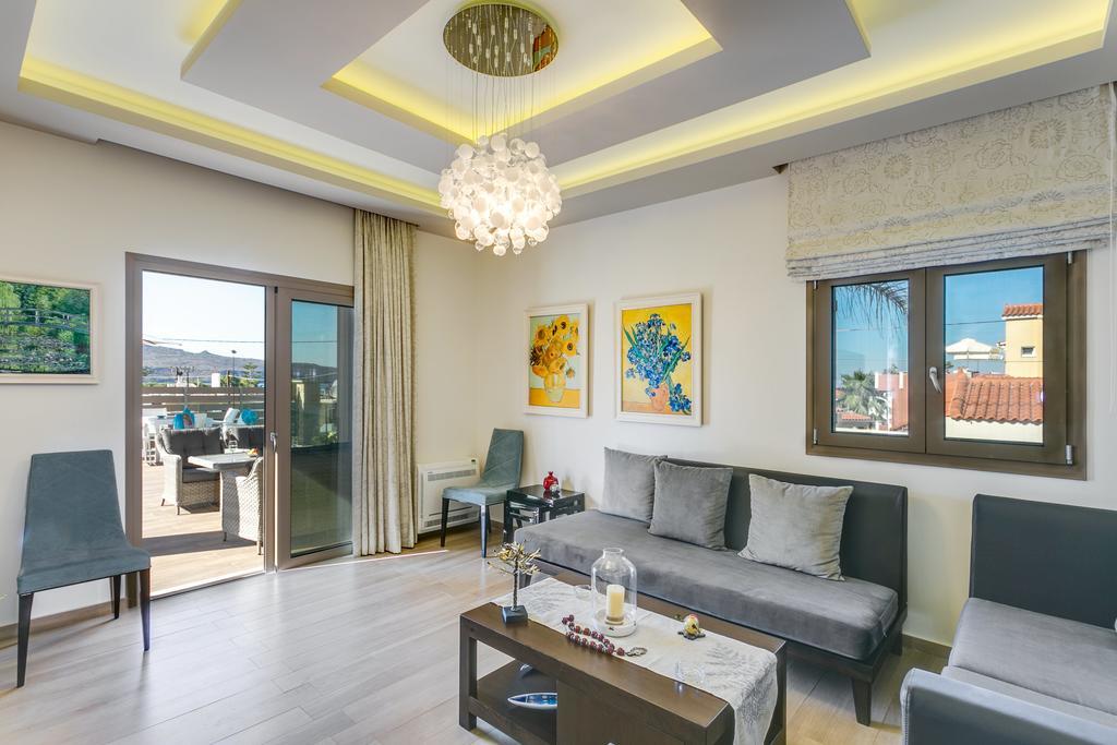 Superior Villa Marina Mare Sauna Hammam Nea Kydonia  Экстерьер фото
